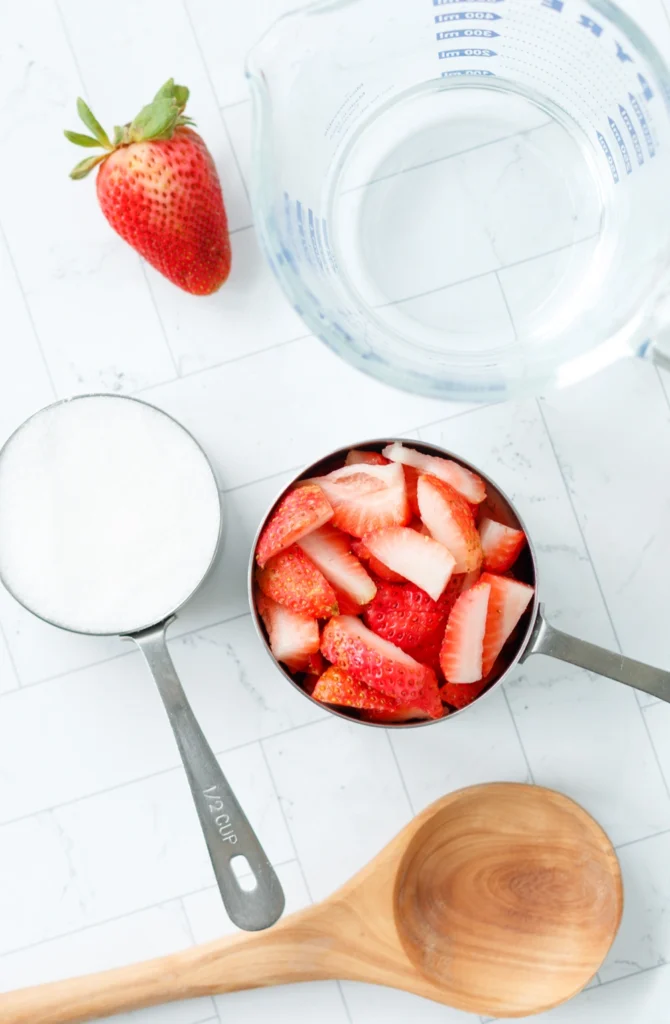 strawberry simple syrup