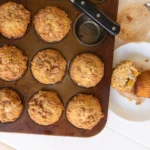 peach streusel muffins